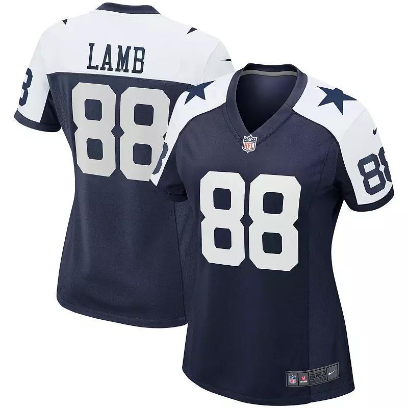 Womens Nike CeeDee Lamb Dallas Cowboys Alternate Game Team Jersey Blue Product Image