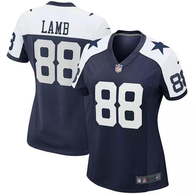 Womens Nike CeeDee Lamb Dallas Cowboys Alternate Game Team Jersey Blue Product Image