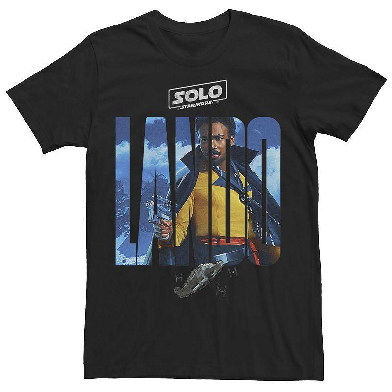 Mens Star Wars Han Solo Movie Lando Letter Drop Tee Product Image