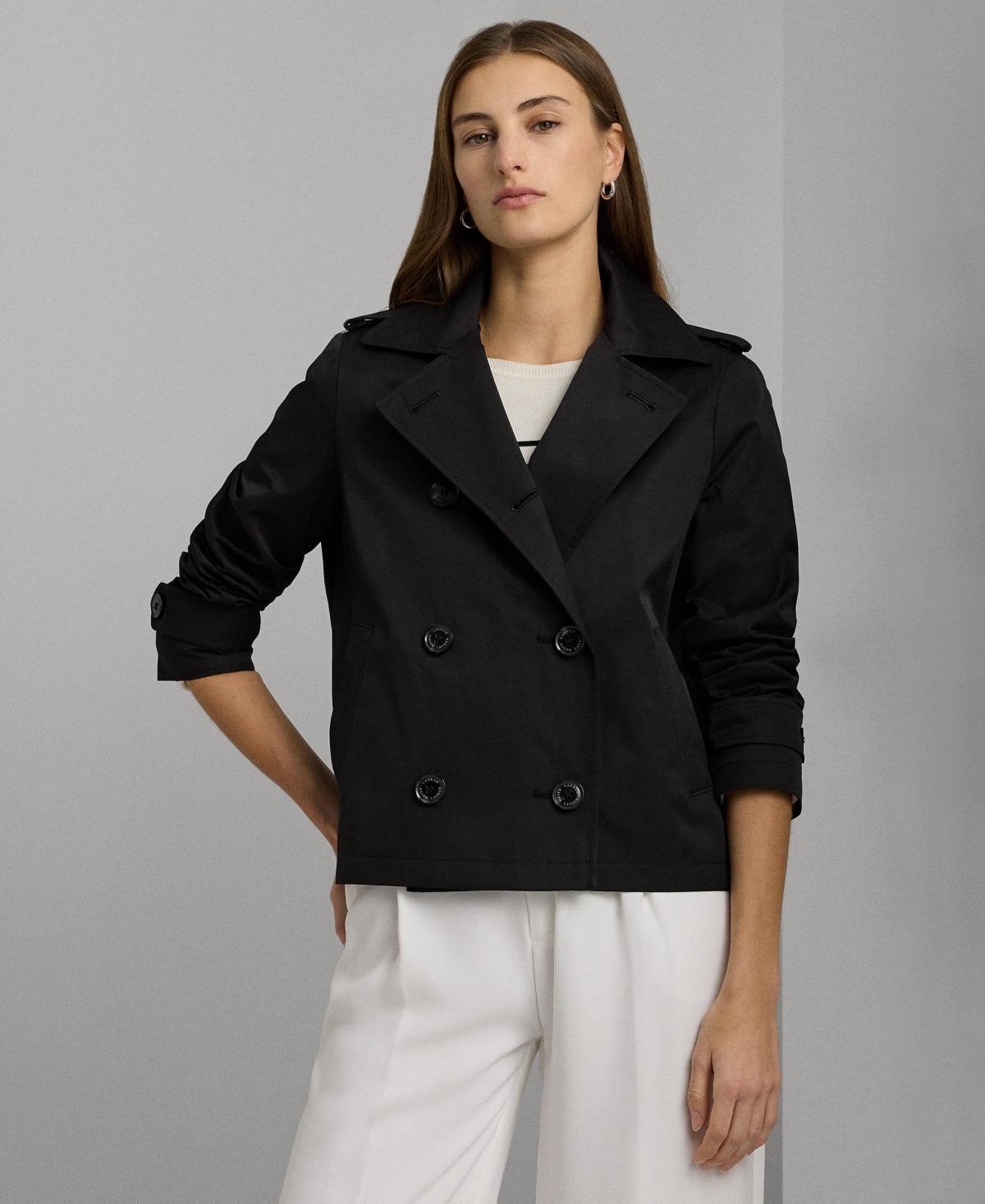 Lauren Ralph Lauren Womens Double-Breasted Trench Coat Product Image