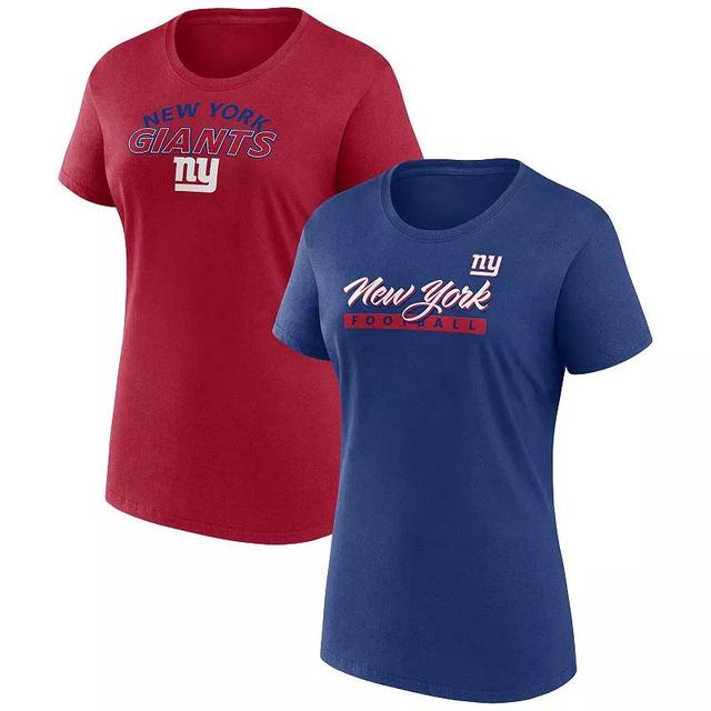 Womens Fanatics New York Giants Risk T-Shirt Combo Pack Product Image