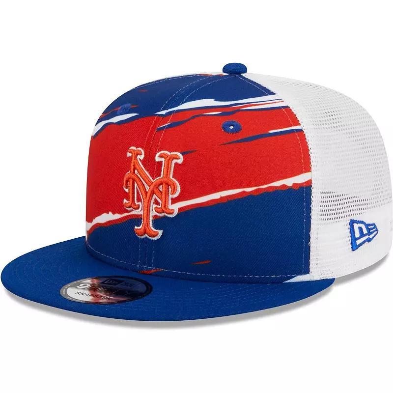 Mens New Era Royal New York Mets Tear Trucker 9FIFTY Snapback Hat Product Image