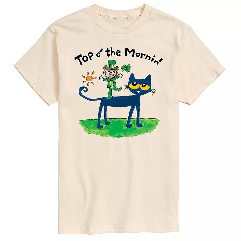 Big & Tall Pete The Cat Top O The Mornin Tee, Mens Product Image