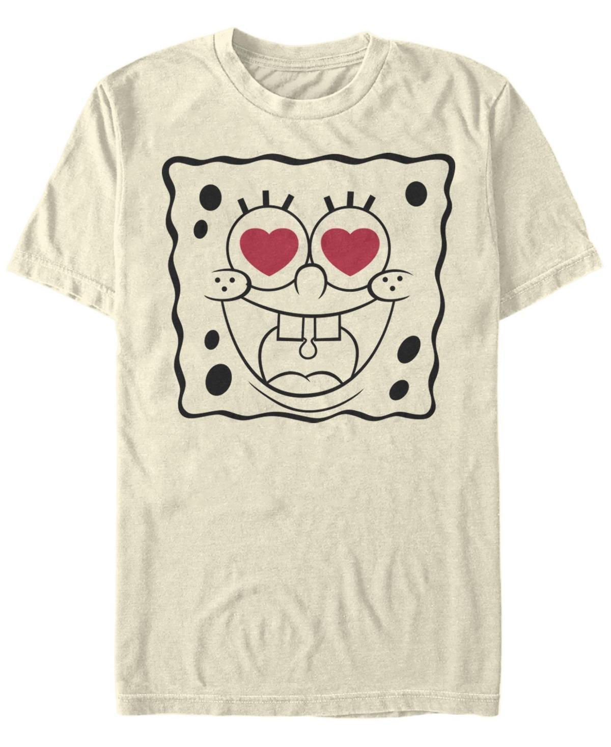 Mens Nickelodeon SpongeBob SquarePants Heart Eyes Graphic Tee Product Image