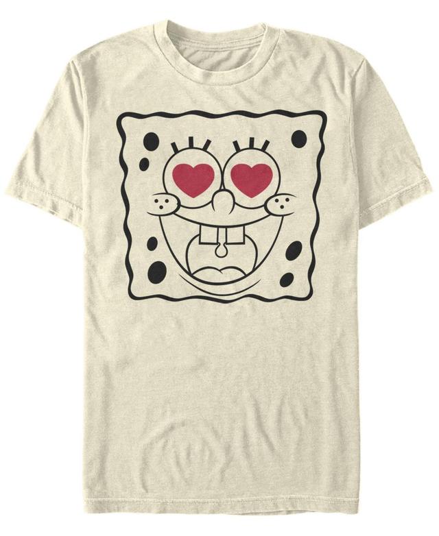 Mens Nickelodeon SpongeBob SquarePants Heart Eyes Graphic Tee Product Image