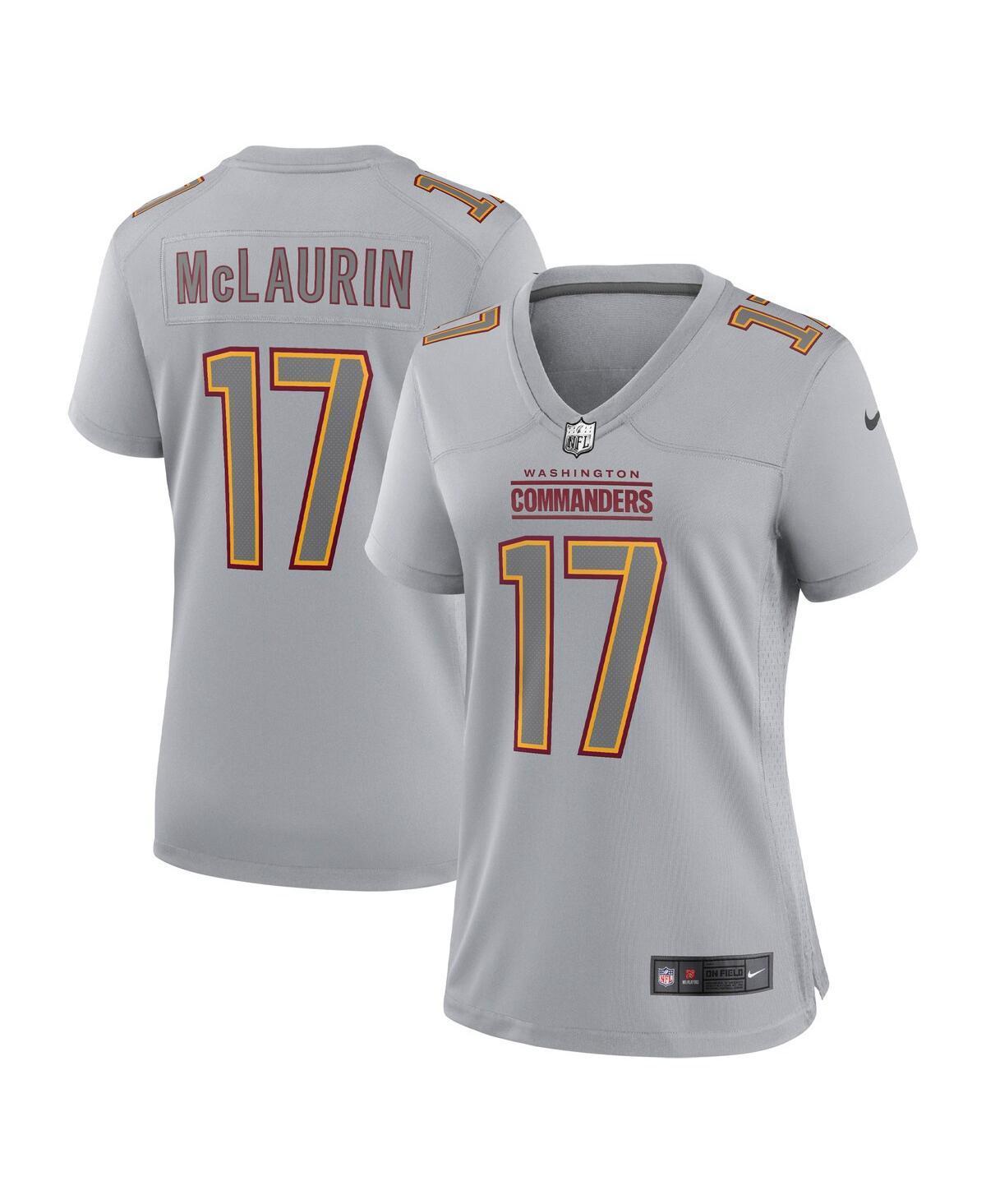 Womens Nike Terry McLaurin Gray Washington Commanders Atmosphere Fashion Game Jersey - Gray Product Image