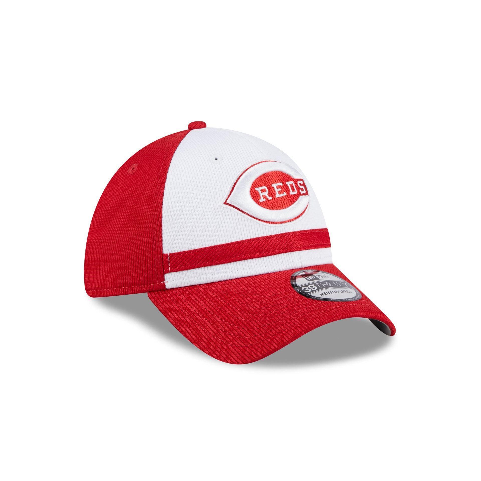 Cincinnati Reds 2024 Batting Practice 39THIRTY Stretch Fit Hat Male Product Image