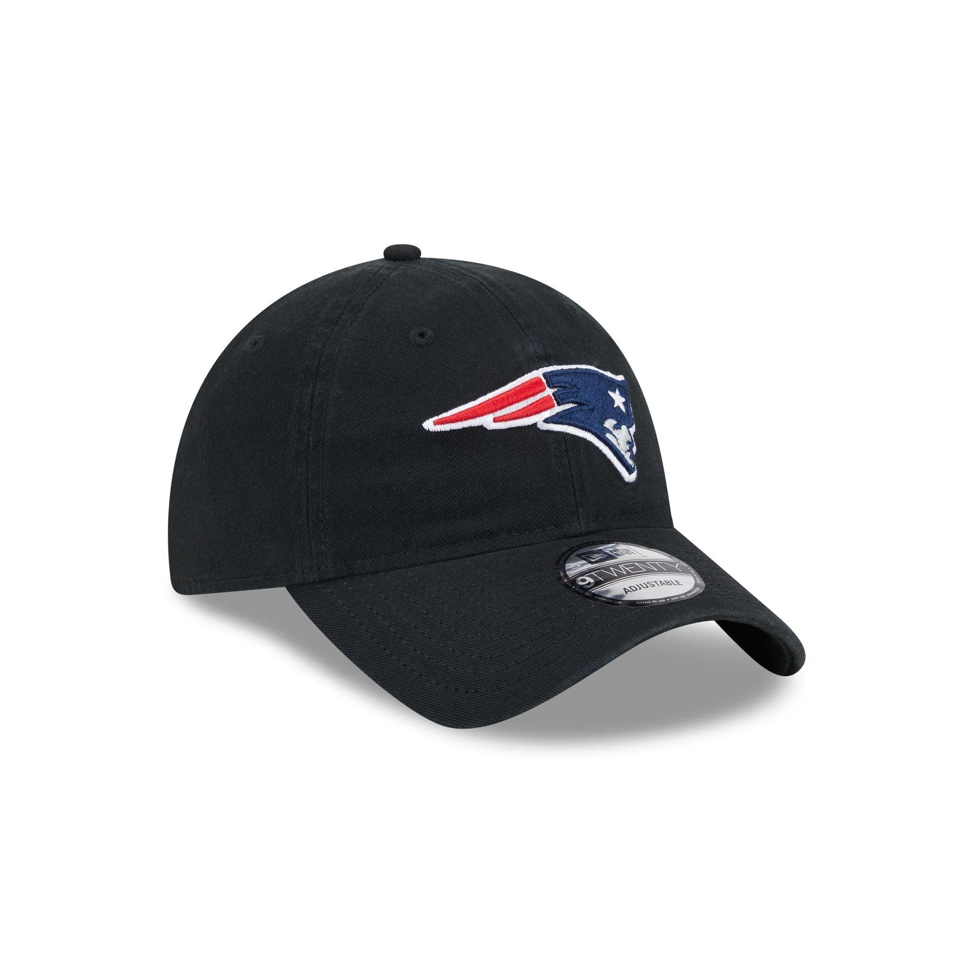 New England Patriots Black 9TWENTY Adjustable Hat Male Product Image