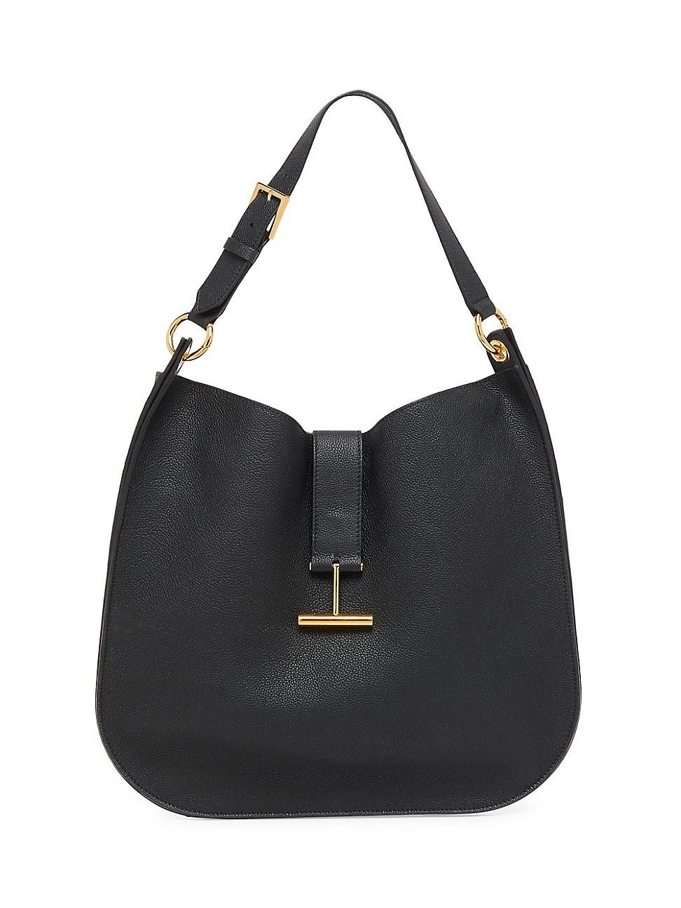 Tara Large Leather Crossbody Hobo Bag Product Image