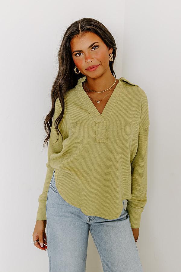 Coffee Run Cutie Shift Top in Lime Punch Product Image