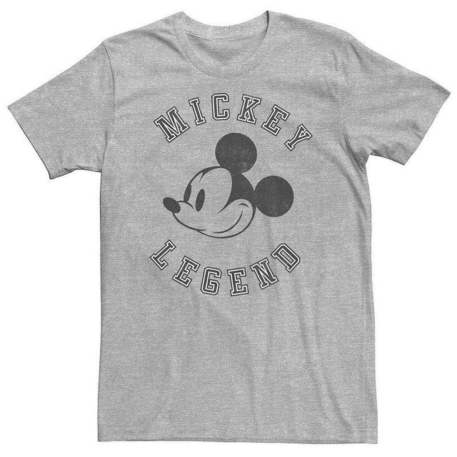 Big & Tall Disney Mickey Mouse 1928 Varsity Letters Tee, Mens Athletic Grey Product Image