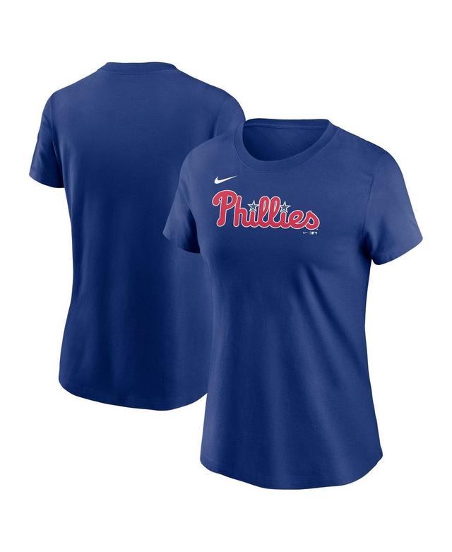 Womens Nike Houston Astros Wordmark T-Shirt Blue Product Image