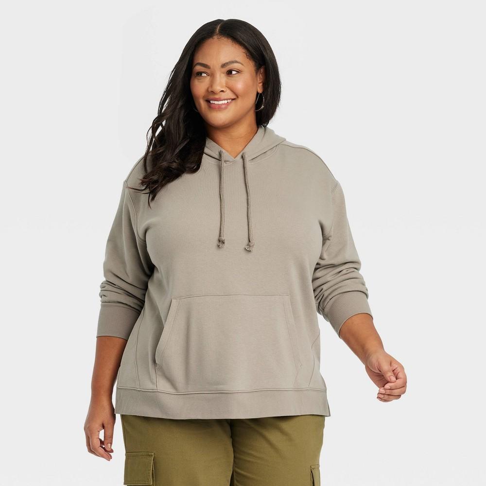 Womens Fleece Hoodie Sweatshirt - Ava & Viv XXL Product Image