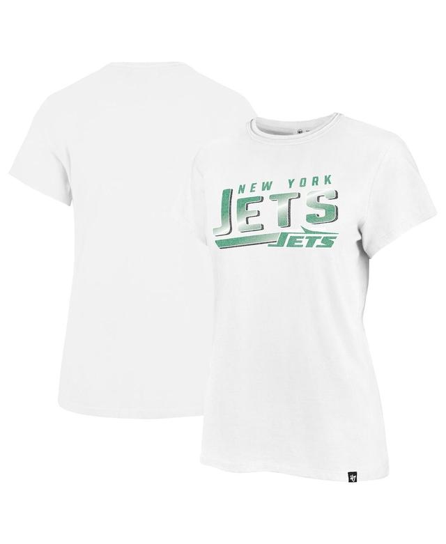 Womens 47 Brand White New York Jets Legacy Pep-Up Frankie T-shirt Product Image