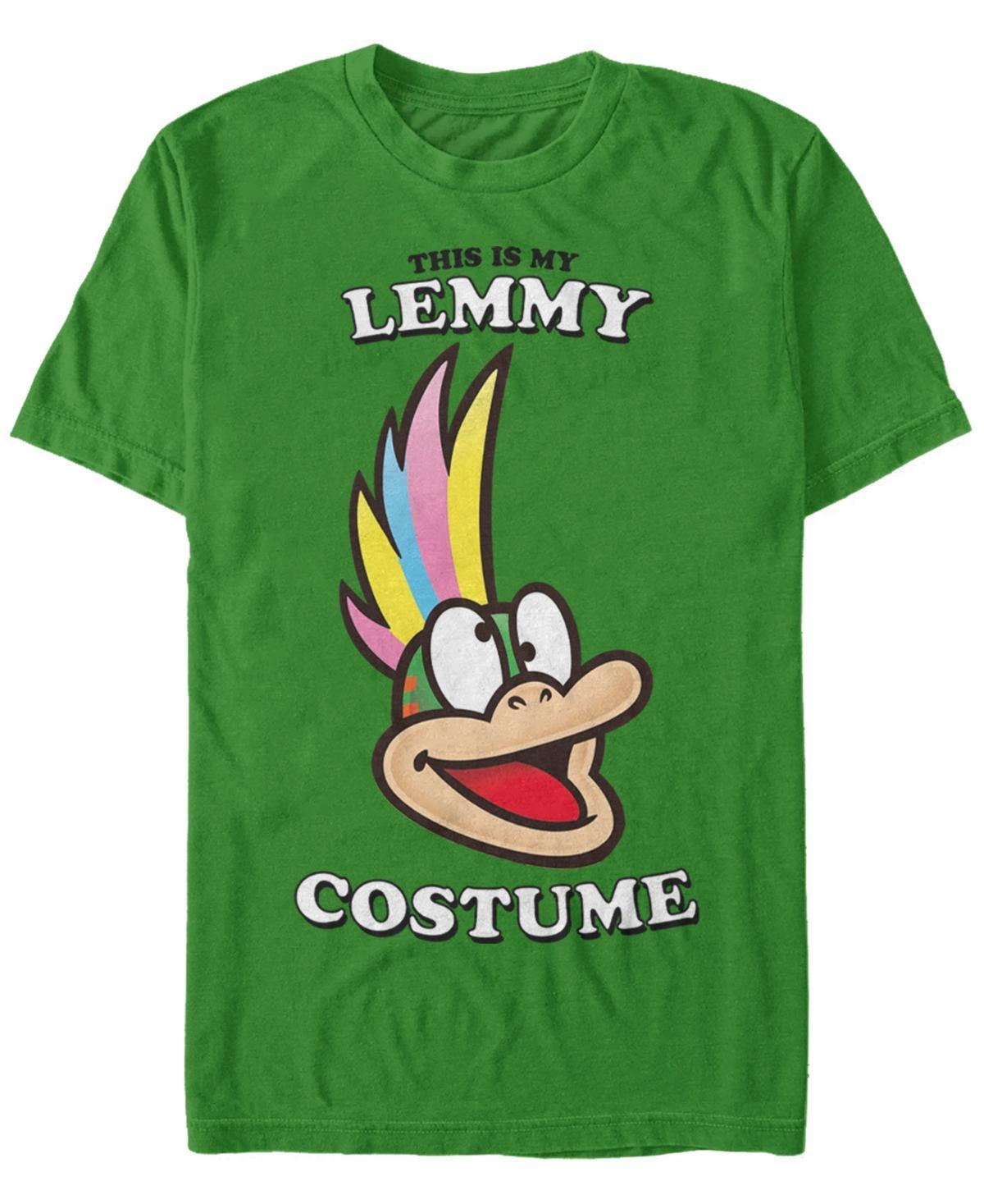 Nintendo Mens Super Mario Lemmy Halloween Costume Short Sleeve T-Shirt Product Image