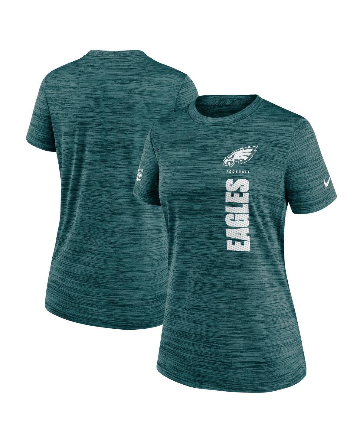 Nike Womens Midnight Green Philadelphia Eagles Velocity Performance T-Shirt Product Image