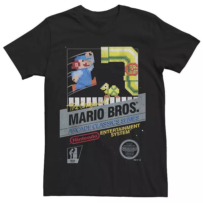 Mens Super Mario Bros. Arcade Series Classic Cover Tee Product Image