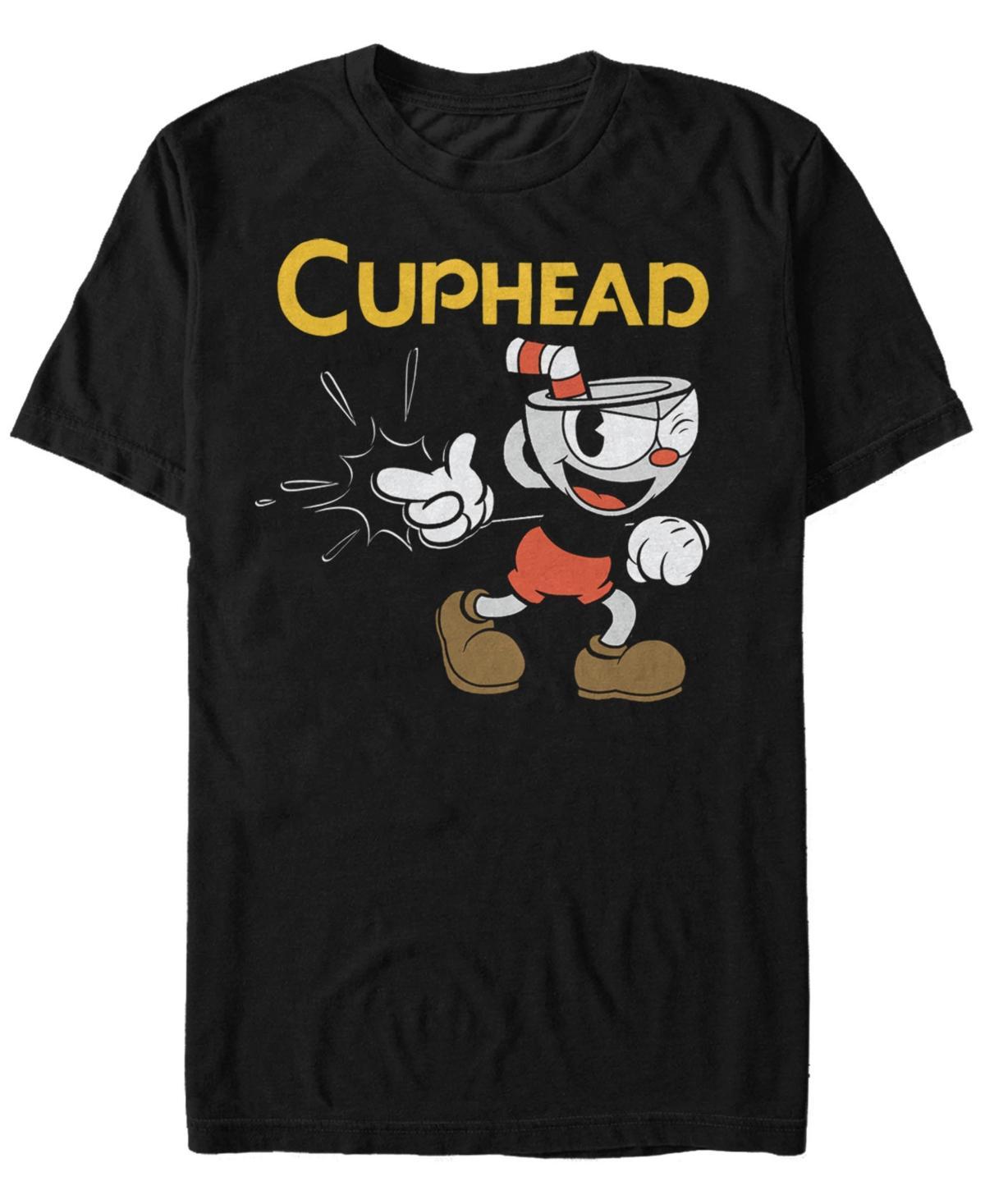 Cuphead Mens Gotcha Short Sleeve T-Shirt Product Image