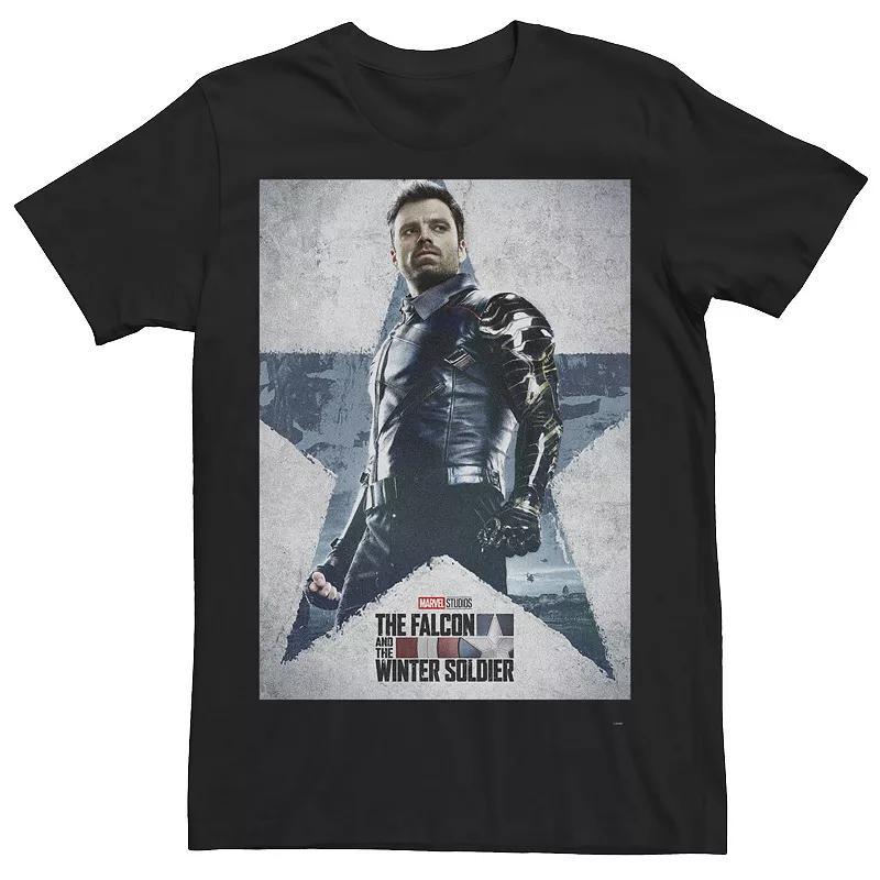 Mens Marvel Falcon & The Winter Soldier Character Poster Tee Product Image