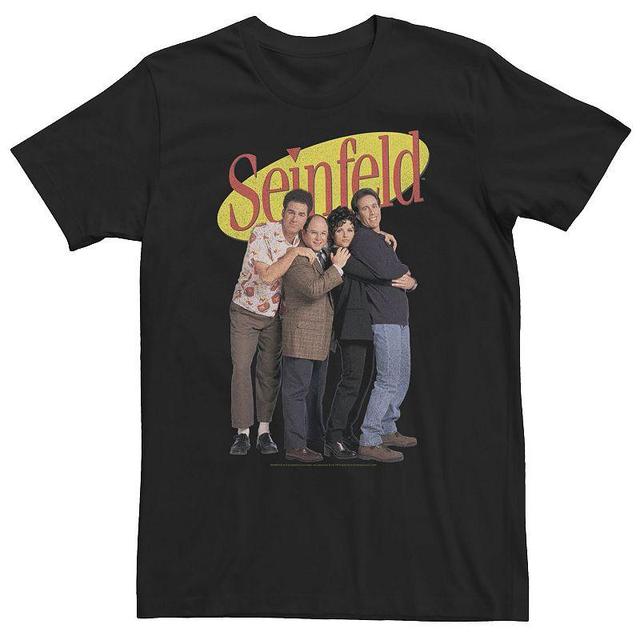 Big & Tall Seinfeld Distressed Group Cast Logo Tee, Mens Product Image