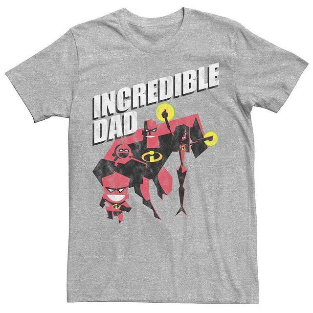 Disney Pixar Mens Incredible Dad and Kids, Short Sleeve T-Shirt Product Image