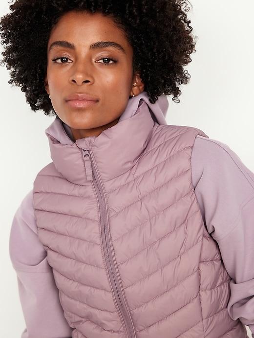 Narrow-Channel Puffer Vest Product Image