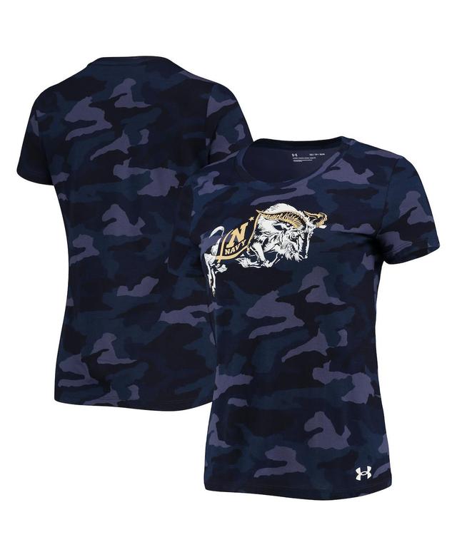 Womens Under Armour Camo Navy Midshipmen T-Shirt Product Image