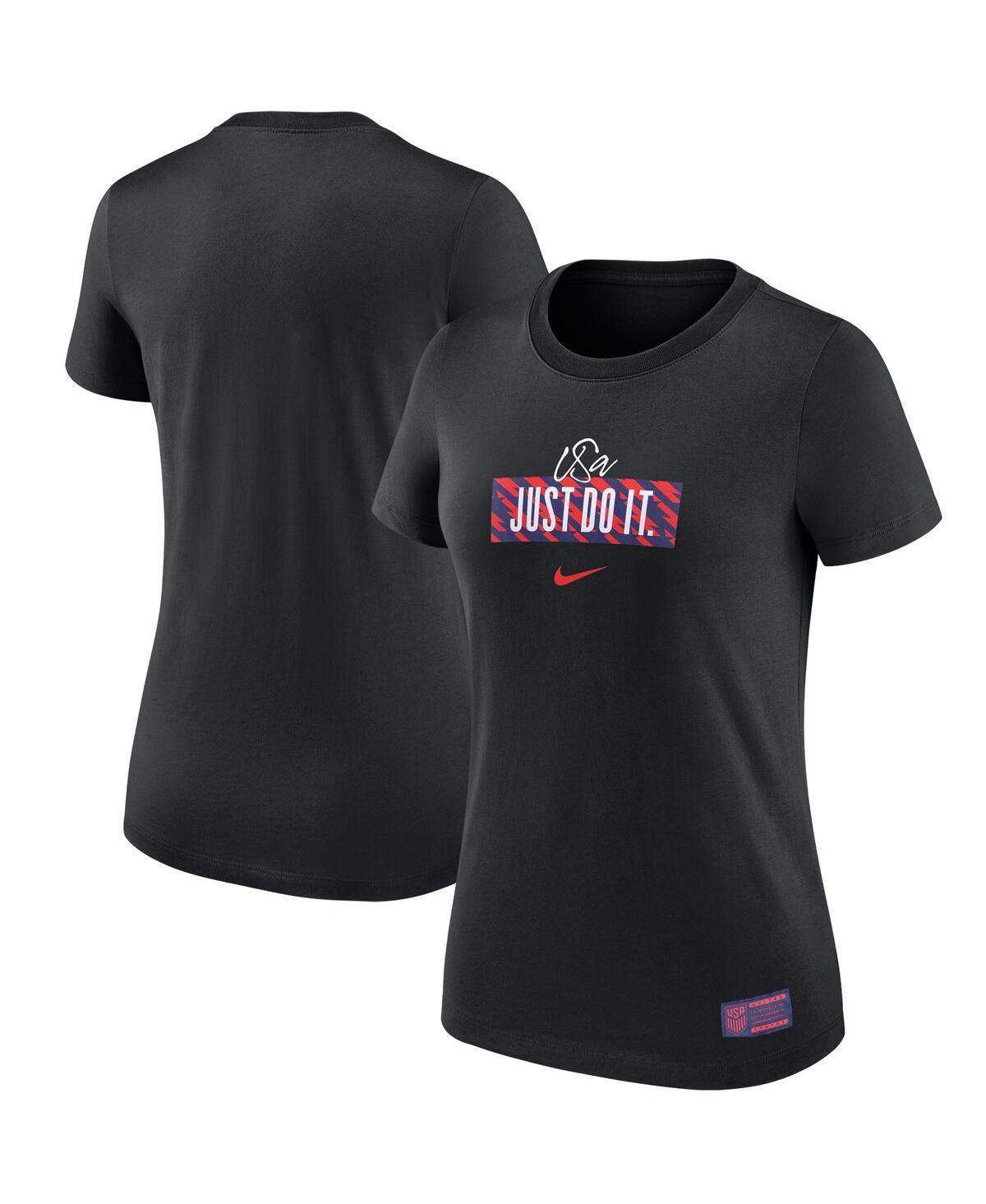 Womens Nike Black USMNT Verbiage T-Shirt Product Image