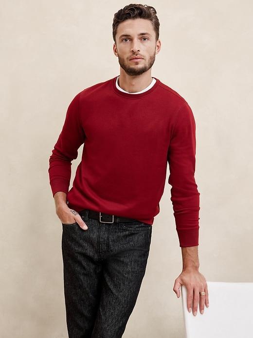 Waffle Knit Thermal Shirt Product Image