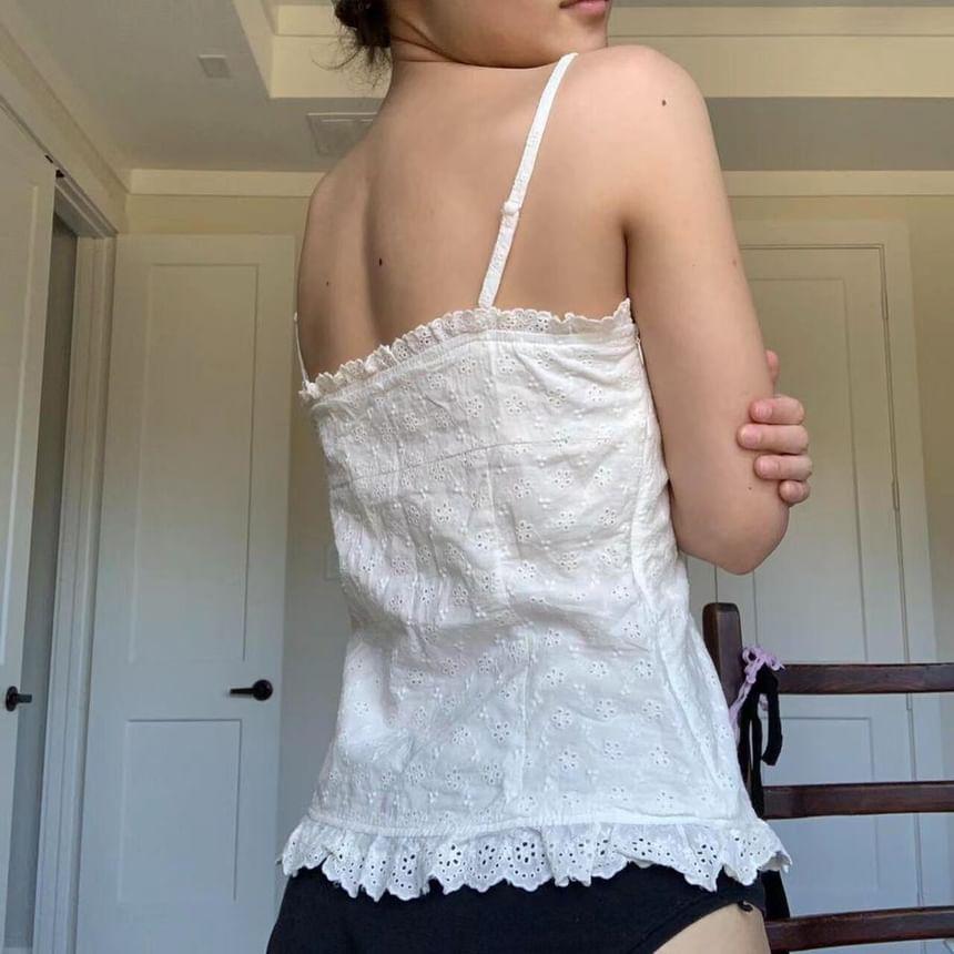 Plain Lace Cami Top Product Image