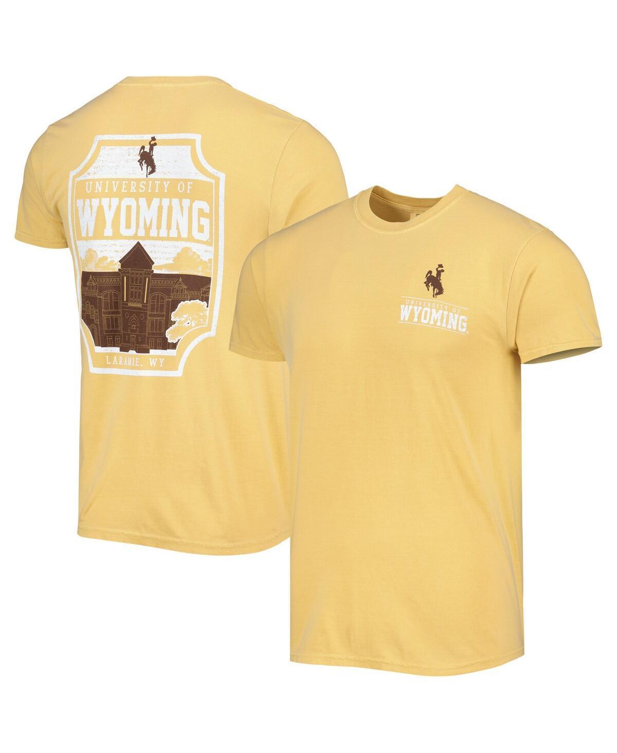 Mens Wyoming Cowboys Logo Campus Icon T-Shirt Product Image