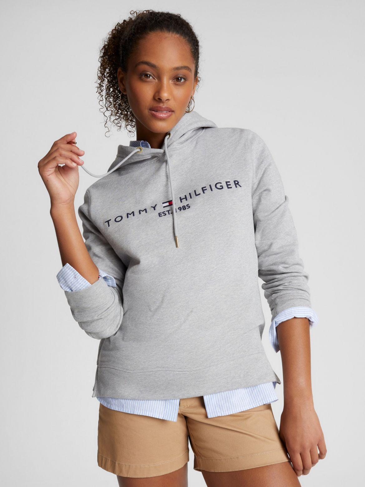 Tommy Hilfiger Women's Embroidered Tommy Logo Hoodie Product Image