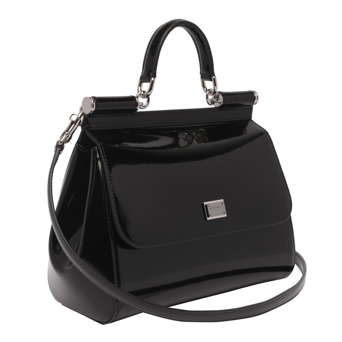 Medium Sicily Bag In Black Product Image