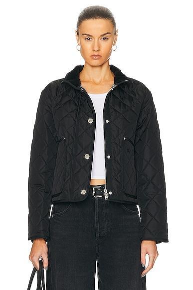 Burberry Humbie Crop Quilted Jacket Product Image