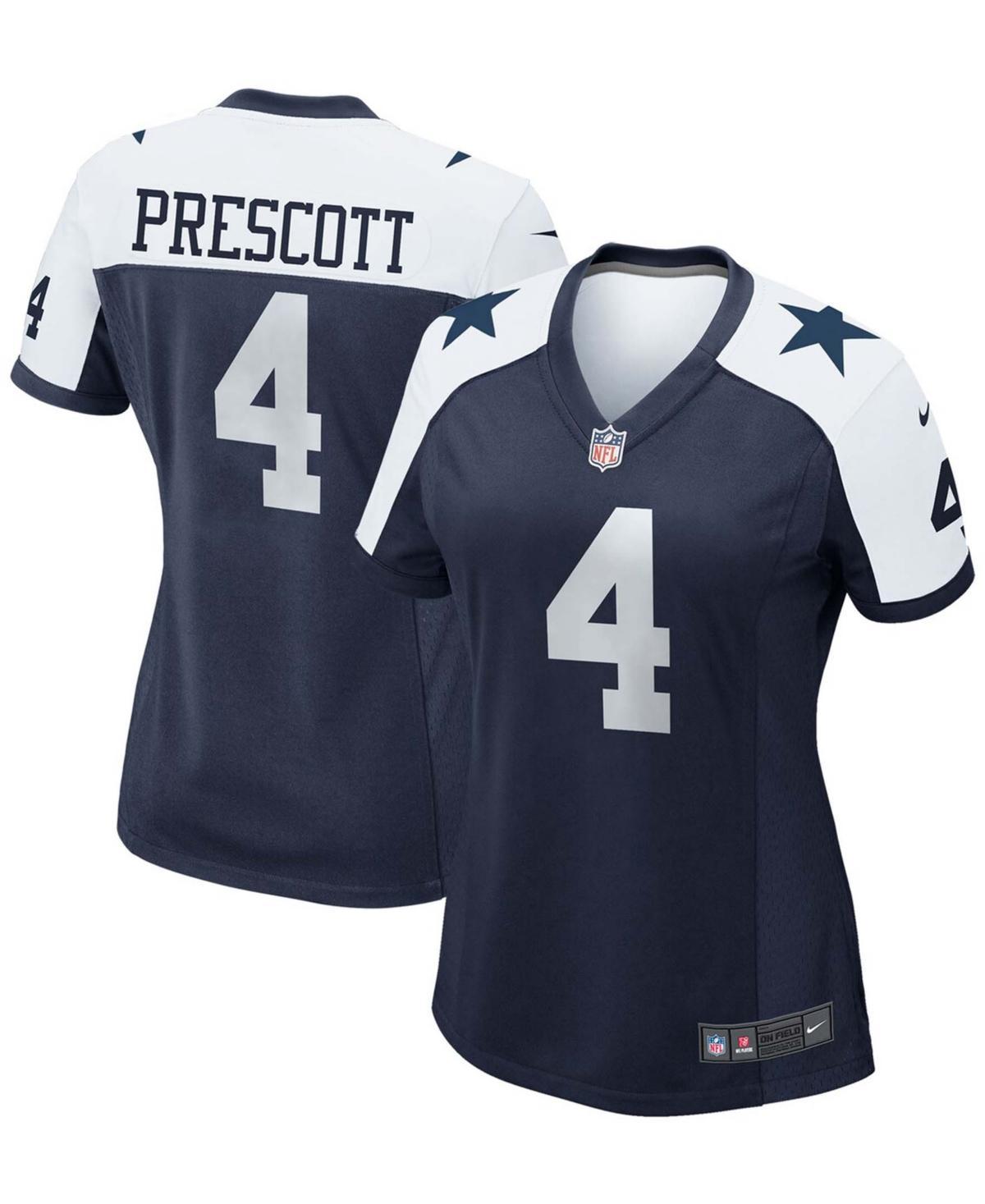 Womens Dak Prescott Navy Dallas Cowboys Alternate Game Team Jersey - Navy Product Image