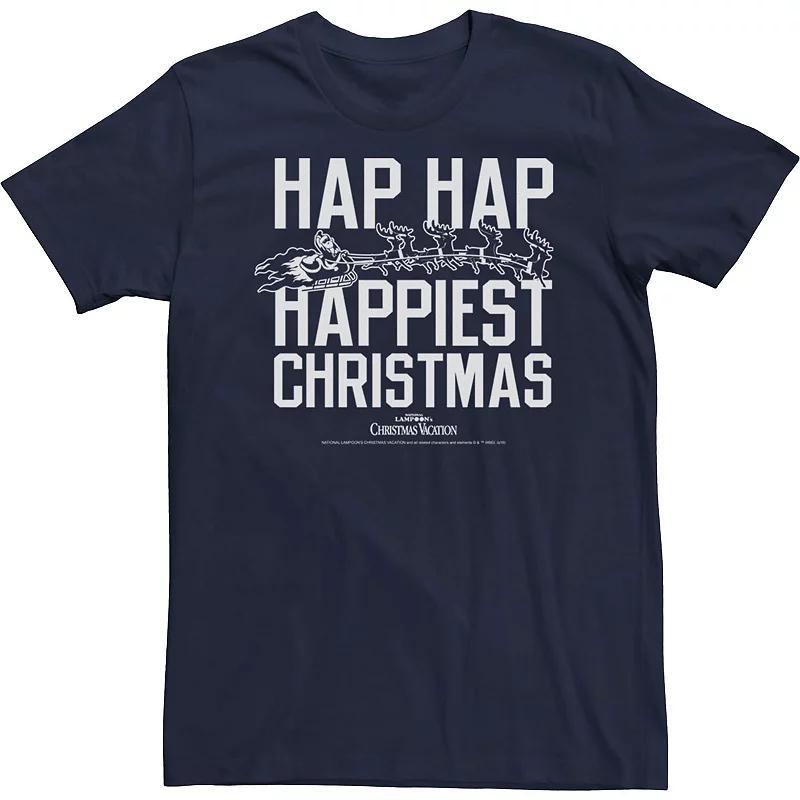 Mens National Lampoons Christmas Vacation Happiest Christmas Tee Blue Product Image