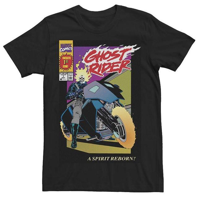 Mens Marvel Ghost Rider Number 1 Comic Cover Tee Product Image