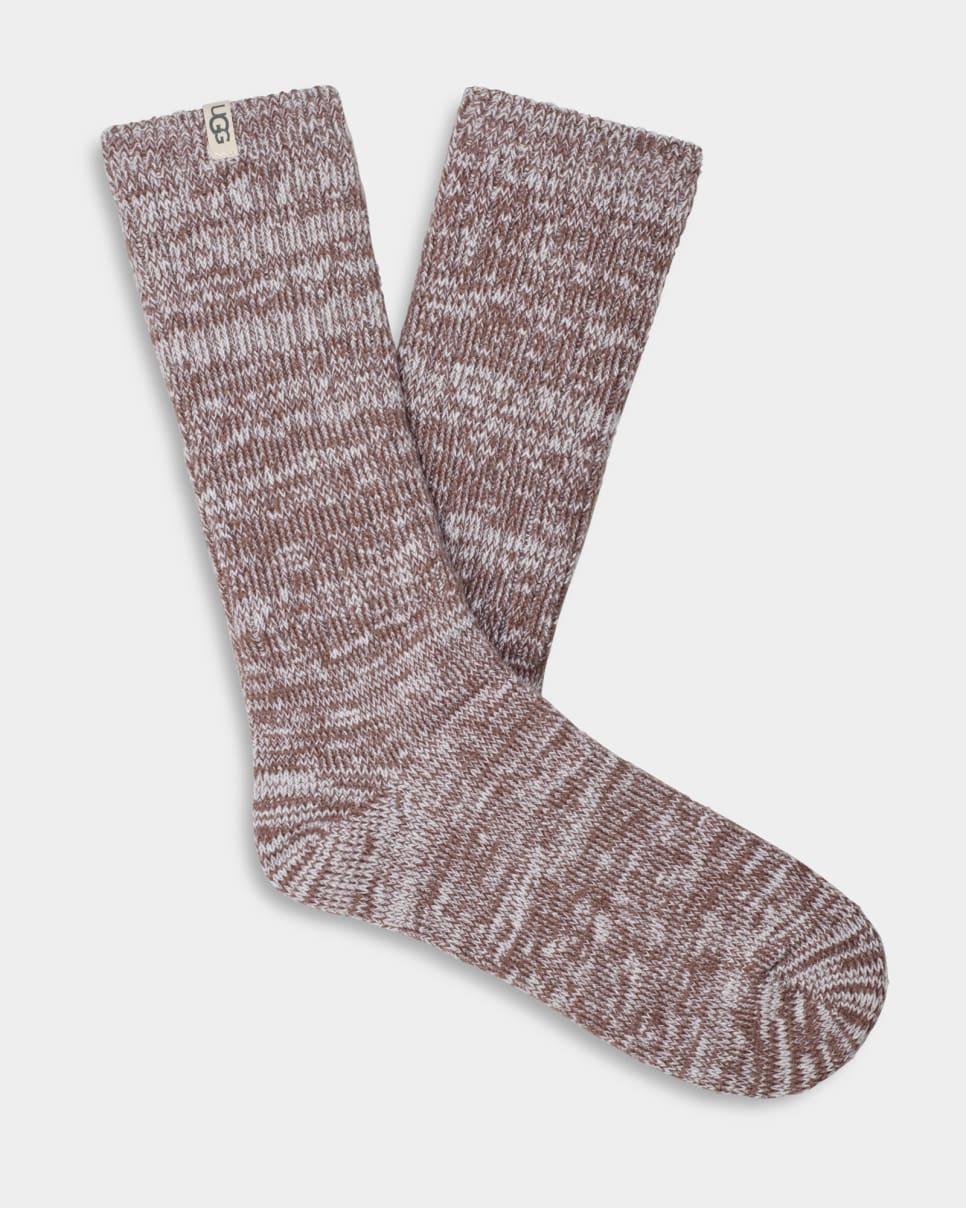 UGG® Rib Knit Slouchy Crew Sock Allspice Product Image