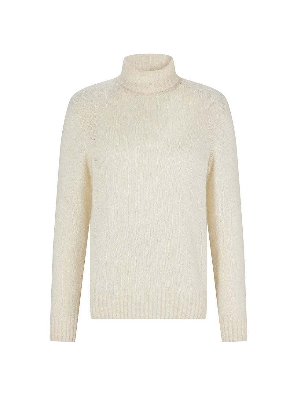 Mens Rollneck sweater in cashmere, silk and wool Product Image