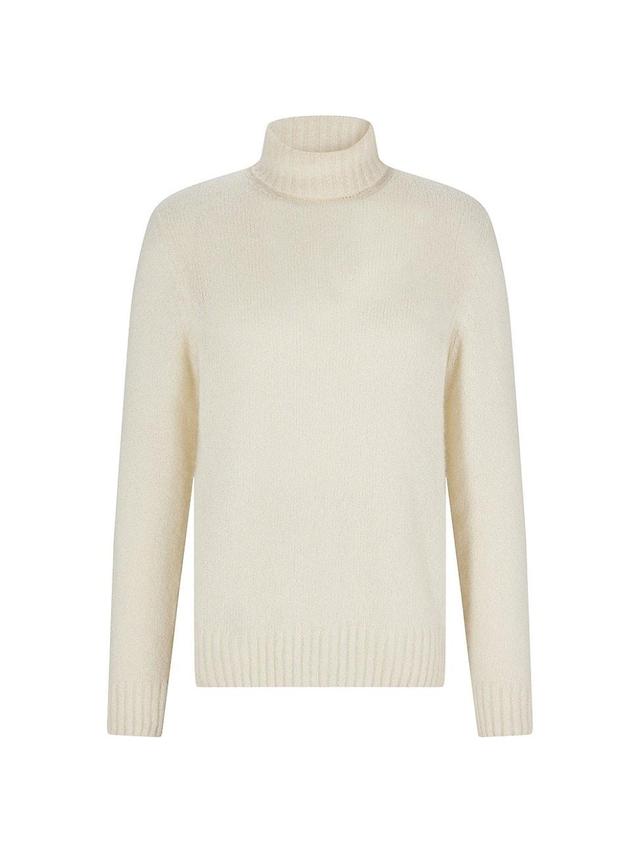 Mens Rollneck sweater in cashmere, silk and wool Product Image