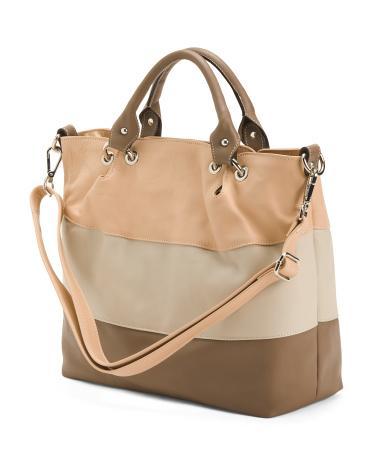 Leather Layer Satchel for Women Product Image