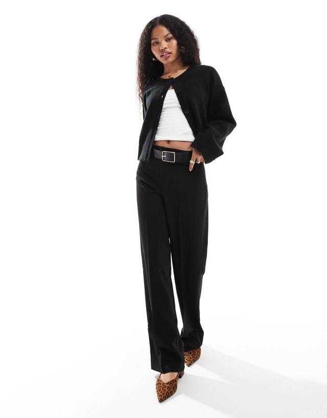 Stradivarius Petite tailored straight pants Product Image