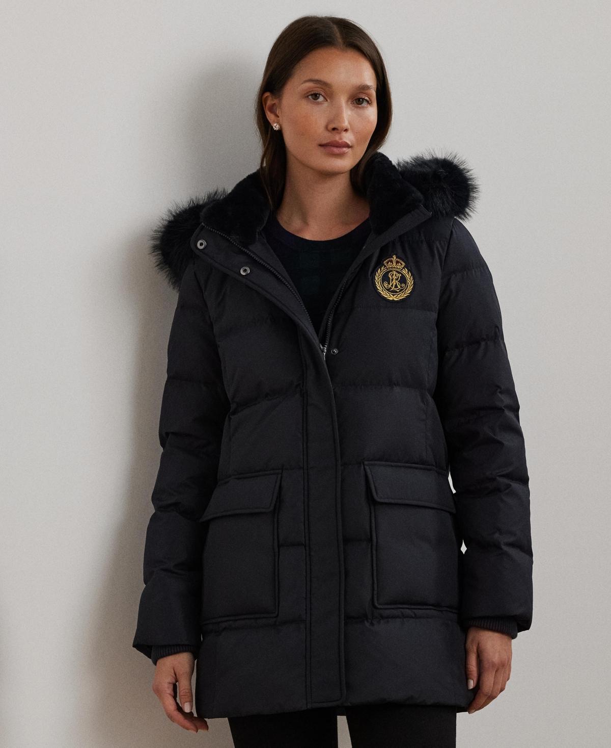 Lauren Ralph Lauren Womens Hooded Crest Puffer Coat product image