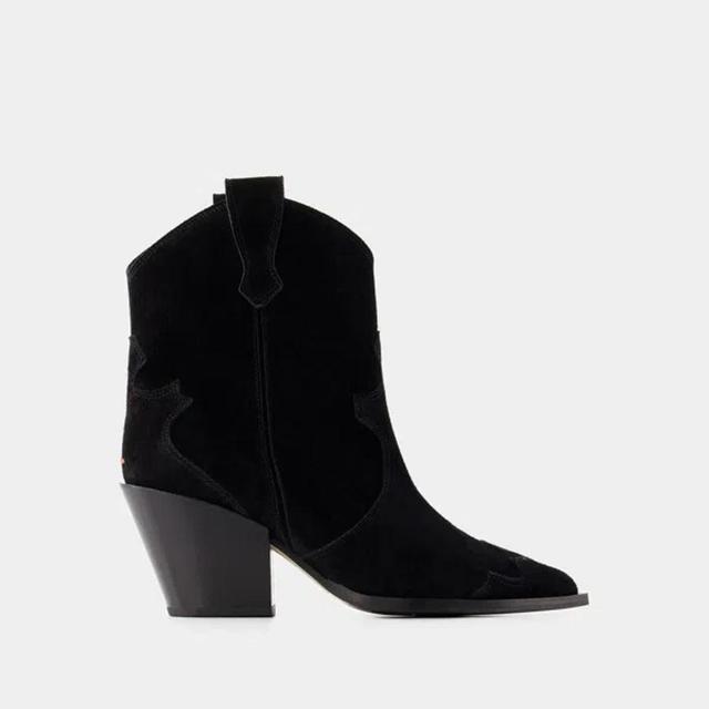 Albi Ankle Boots -  - Leather - Black Product Image