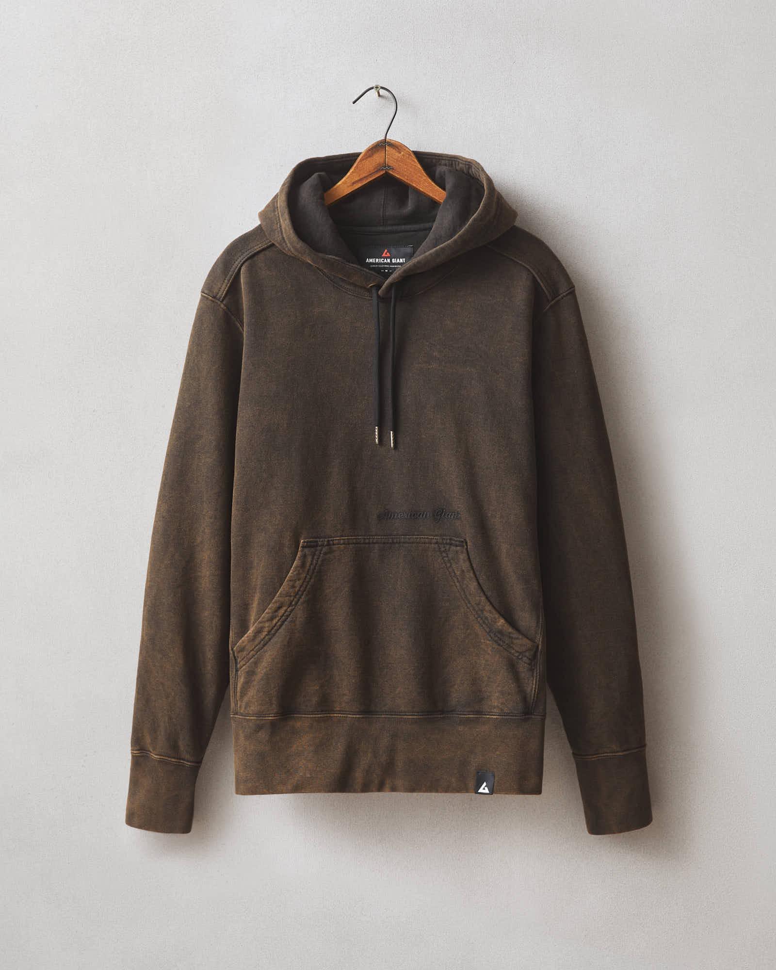 Classic Pullover - Mineral Wash - Black Male Product Image