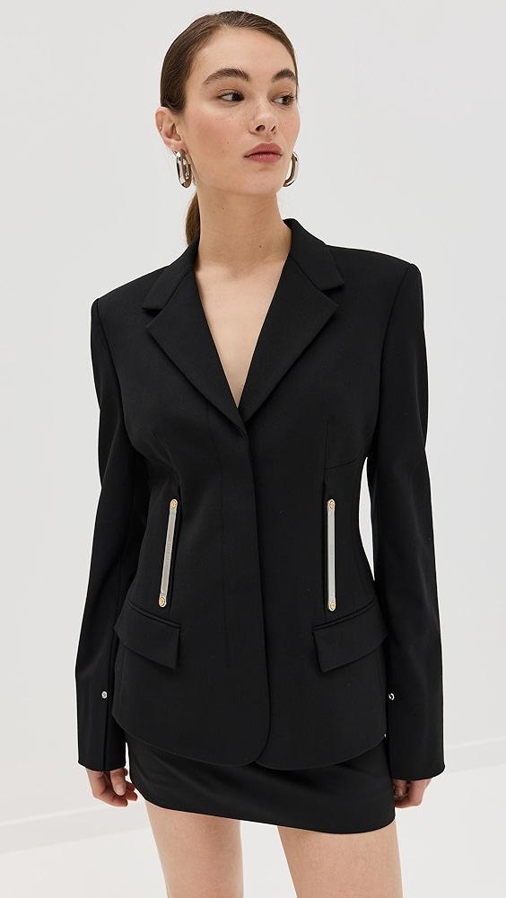 Dion Lee Riveted Slim Blazer | Shopbop Product Image