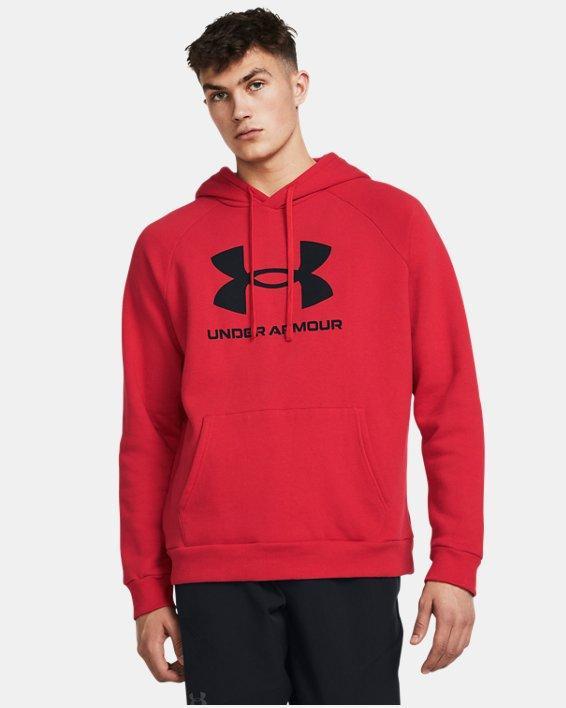 Mens UA Rival Fleece Logo Hoodie Product Image