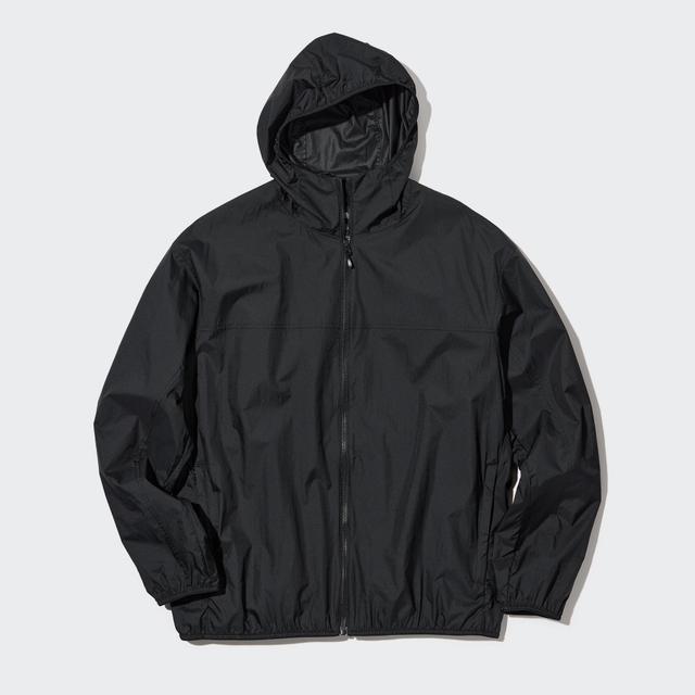 Mens Pocketable Uv Protection 3D Cut Parka (2022 Edition) Black 2XL UNIQLO US Product Image