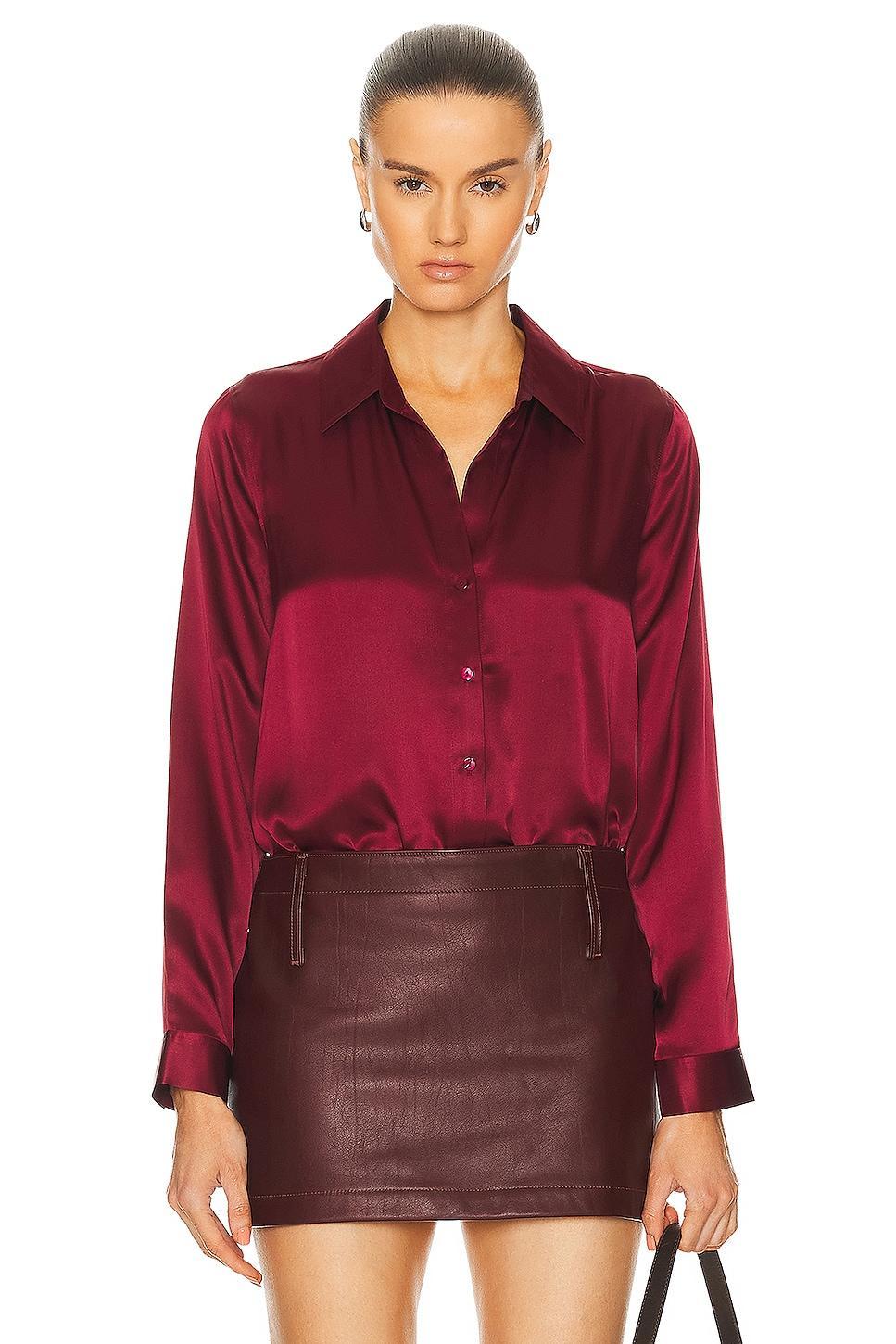 LAGENCE Tyler Silk Blouse Product Image