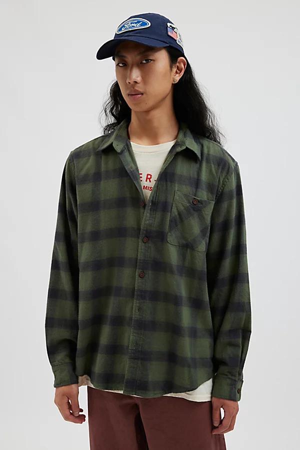 Katin Derek Plaid Flannel Shirt Top Mens at Urban Outfitters Product Image